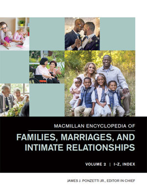 cover image of Macmillan Encyclopedia of Families, Marriages, and Intimate Relationships